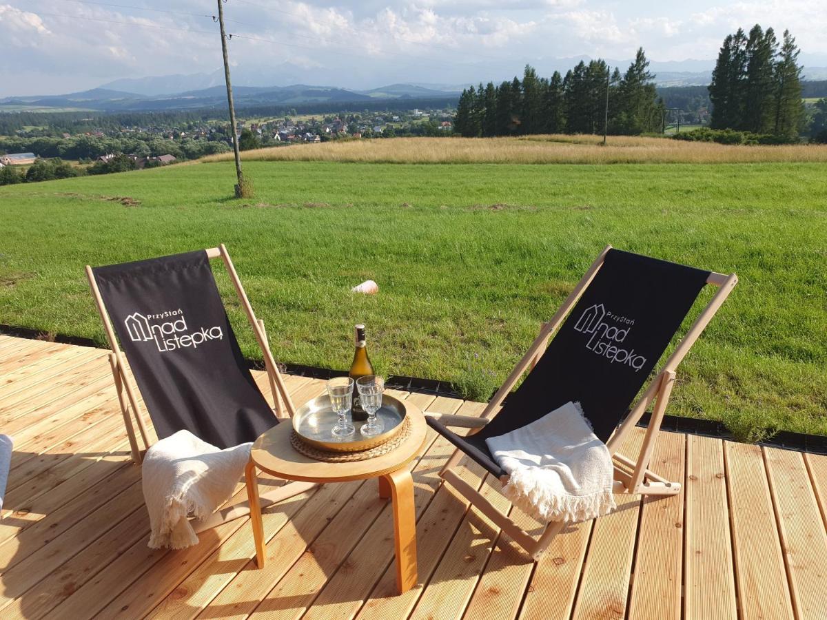 Przystan Nad Listepka Domek Nowoczesna Stodola Z Widokiem Na Tatry, Gorce I Pieniny Łopuszna Eksteriør bilde